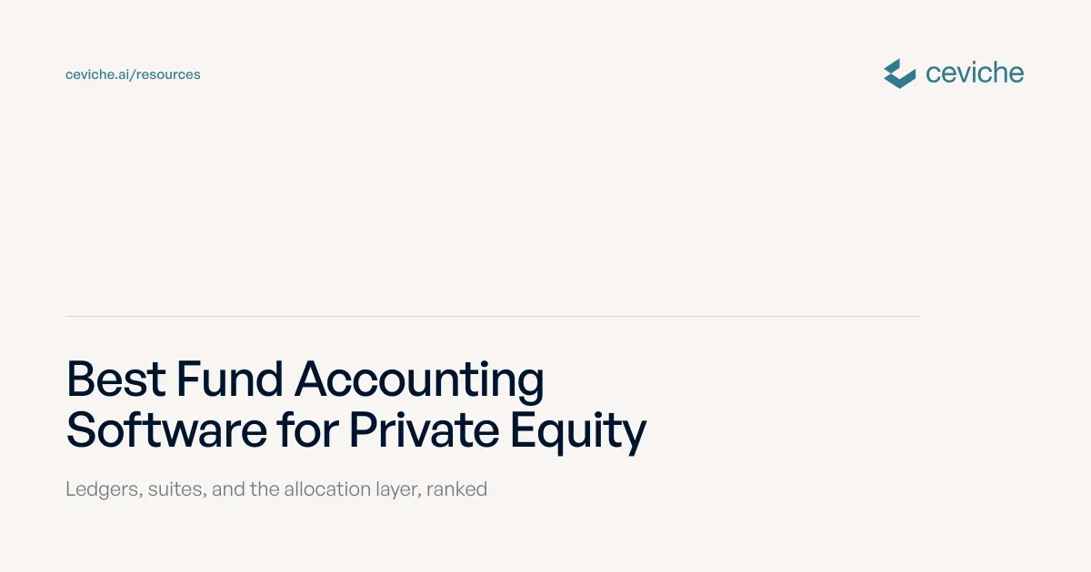 Best Fund Accounting Software for Private Equity (2026)