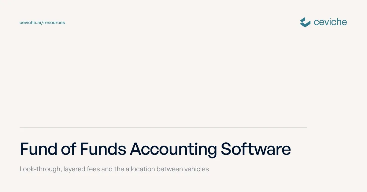 Fund of Funds Accounting Software (2026)