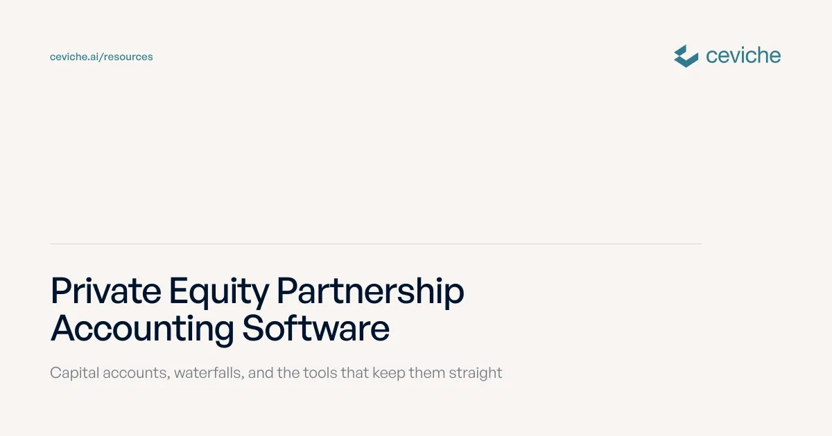 Investment Partnership Accounting Software for Private Equity (2026)